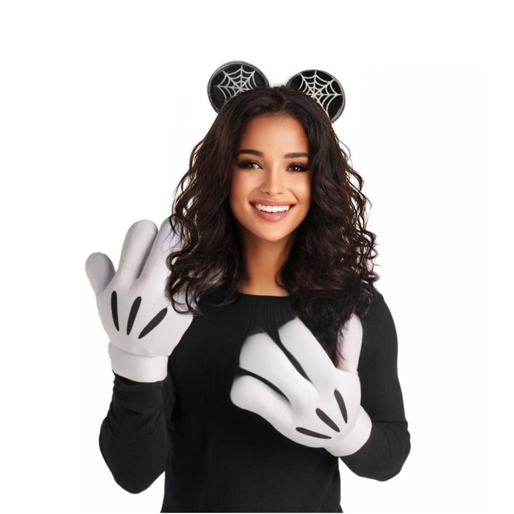 Mickey Mouse Light-Up Skeleton Costume Accessory Set for Adults by Disney